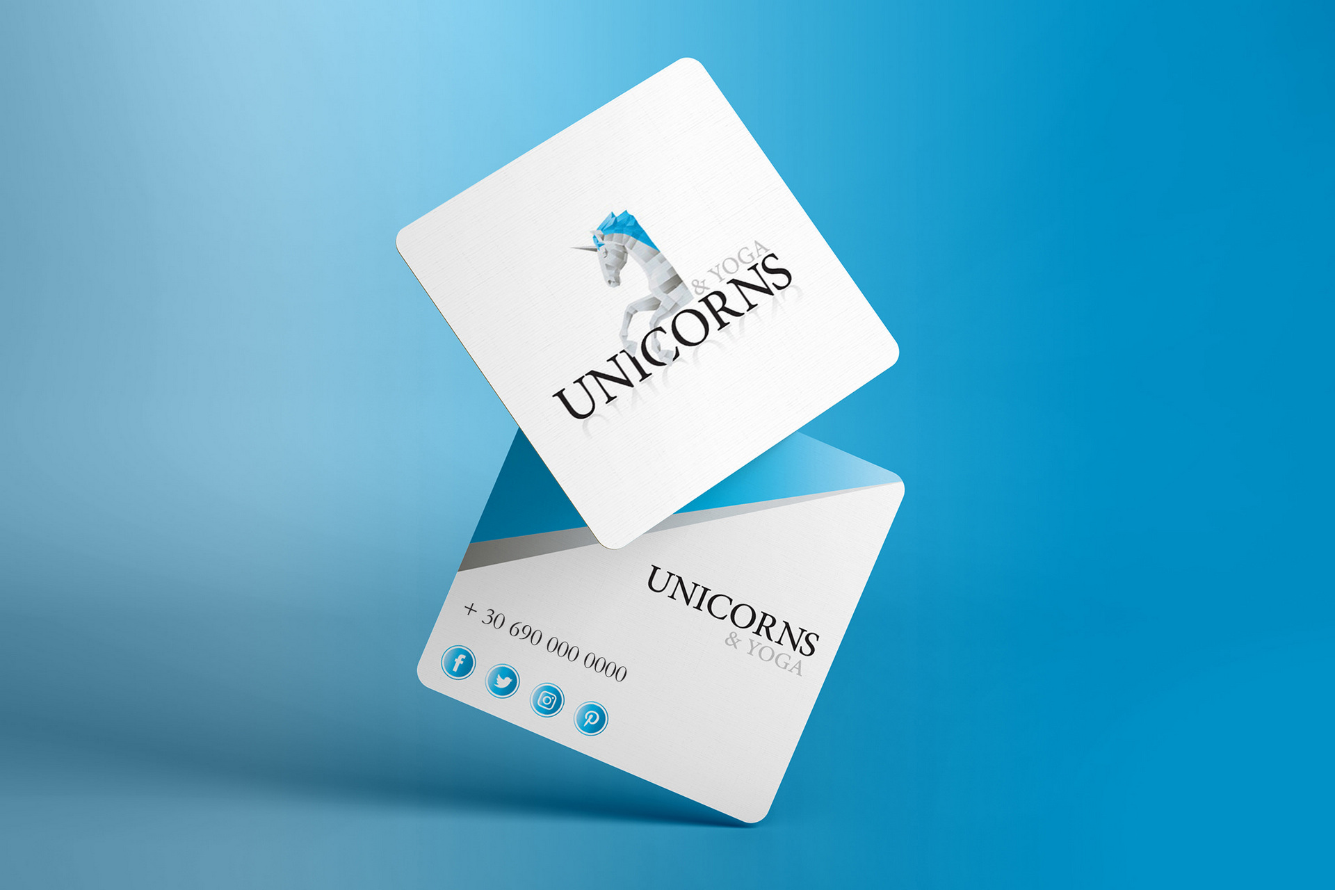Unicorns business cards