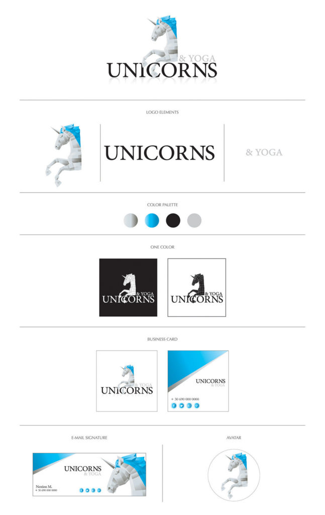 Unicorns logo design