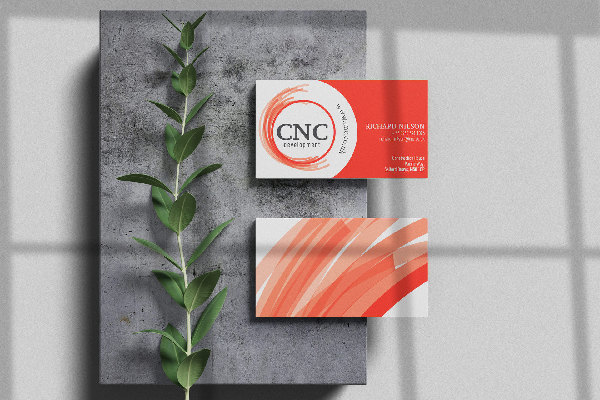 Cnc business cards design