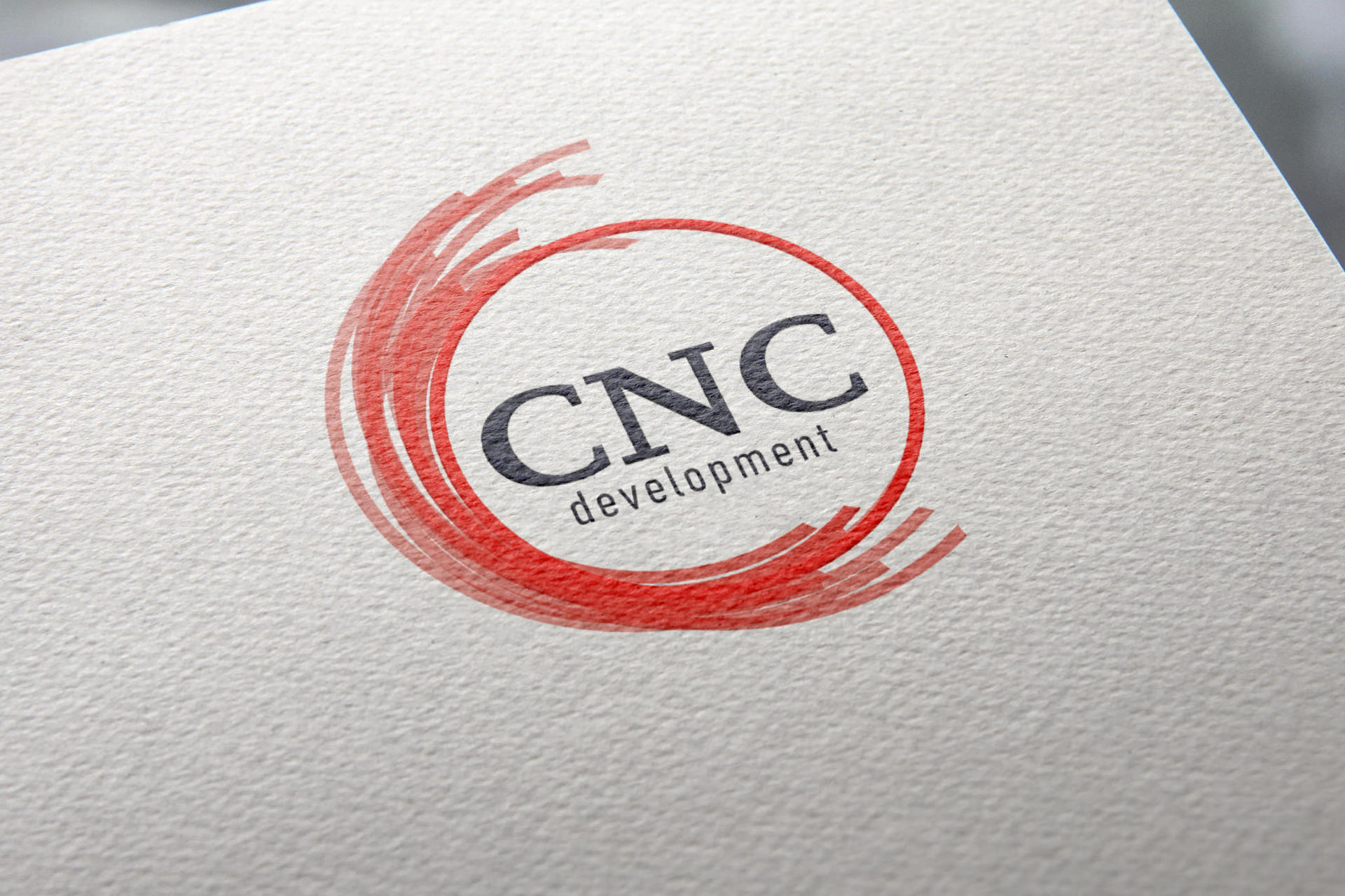 Cnc logo printed