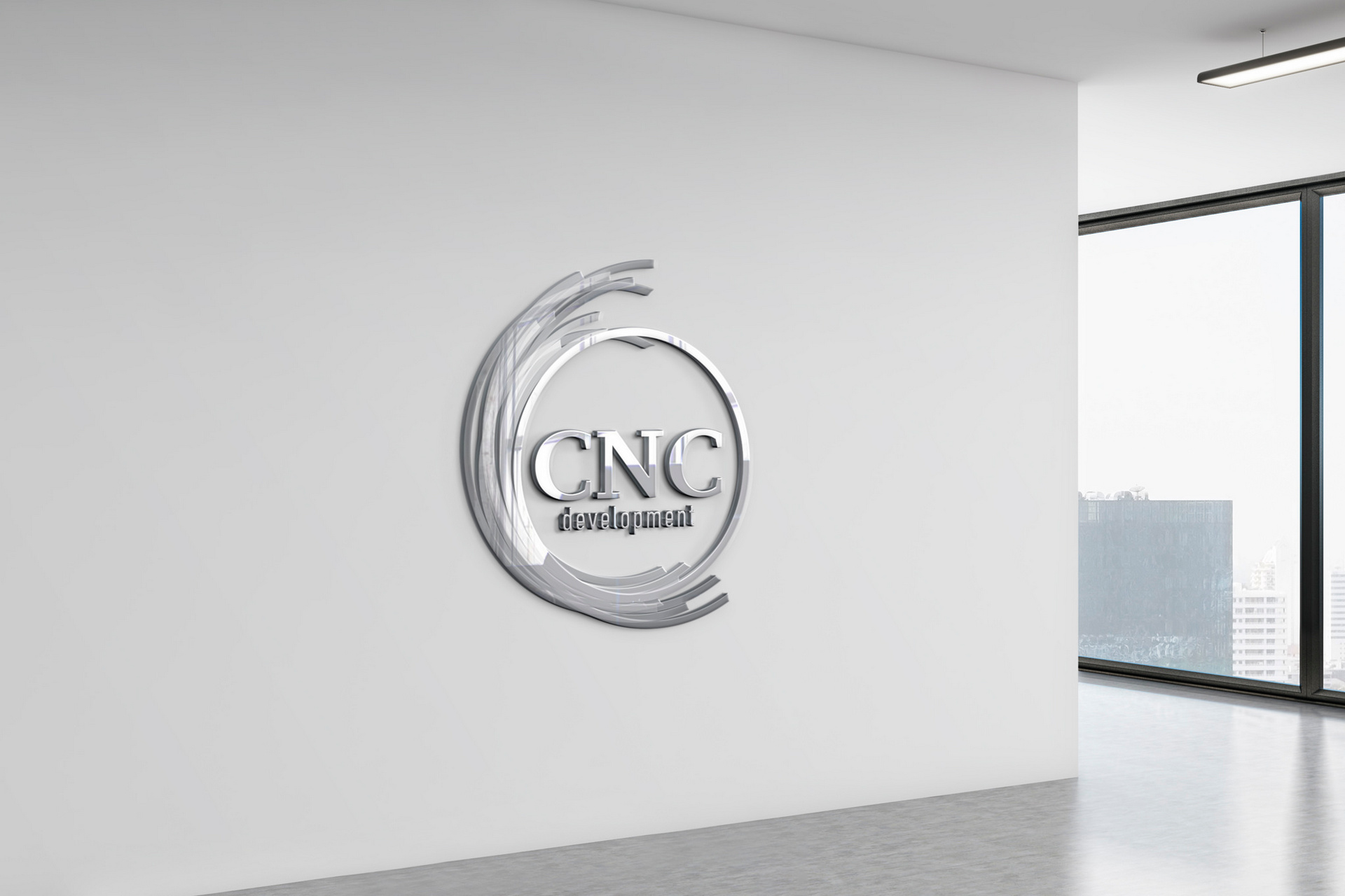Cnc logo sign