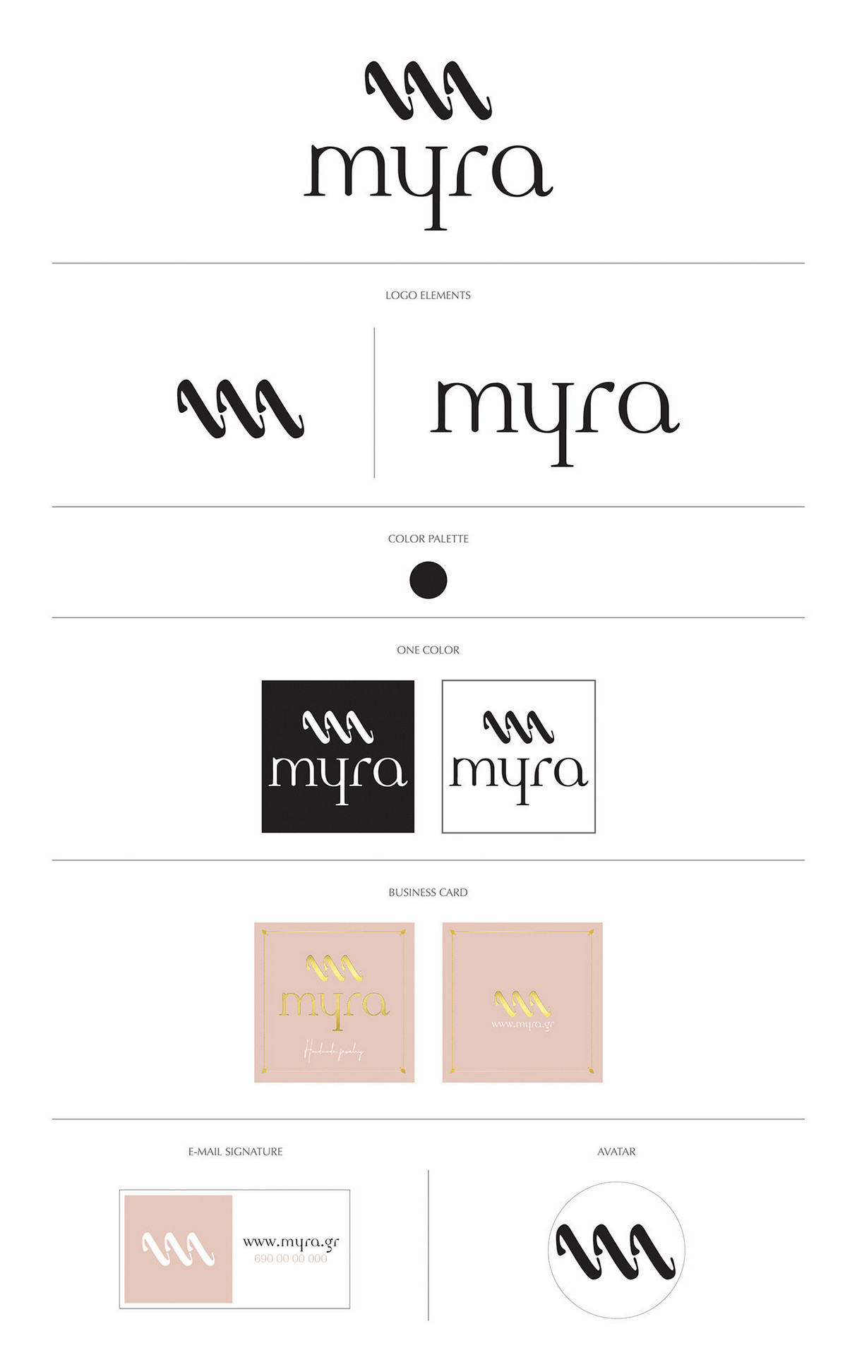 Myra logo design