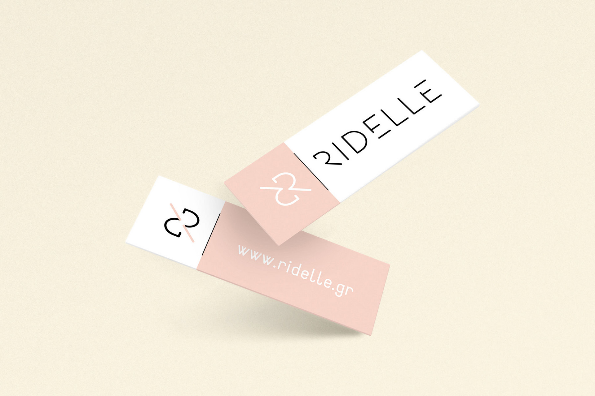 Ridelle business cards design
