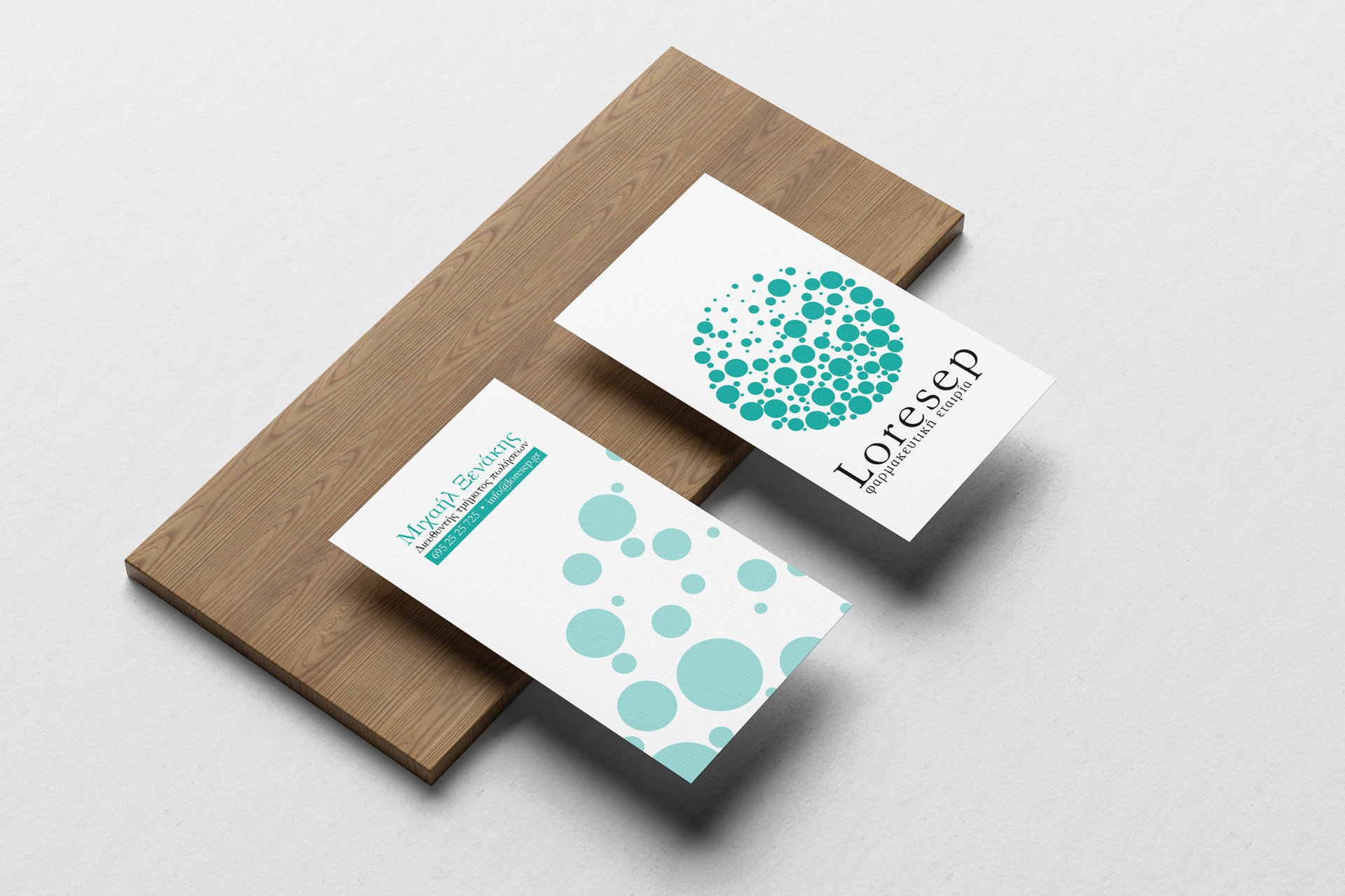 Loresep business cards design