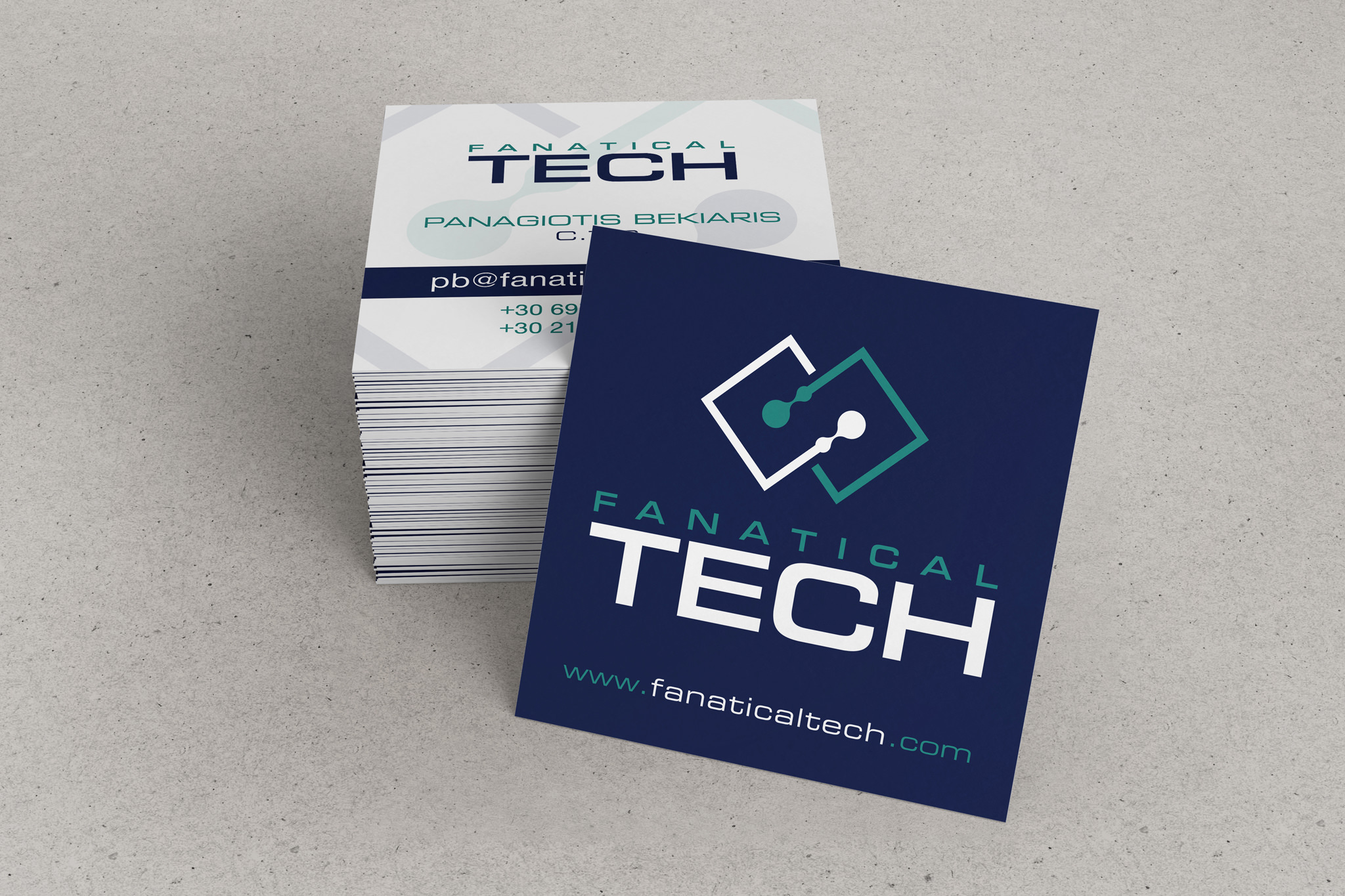 Fanatical tech business cards