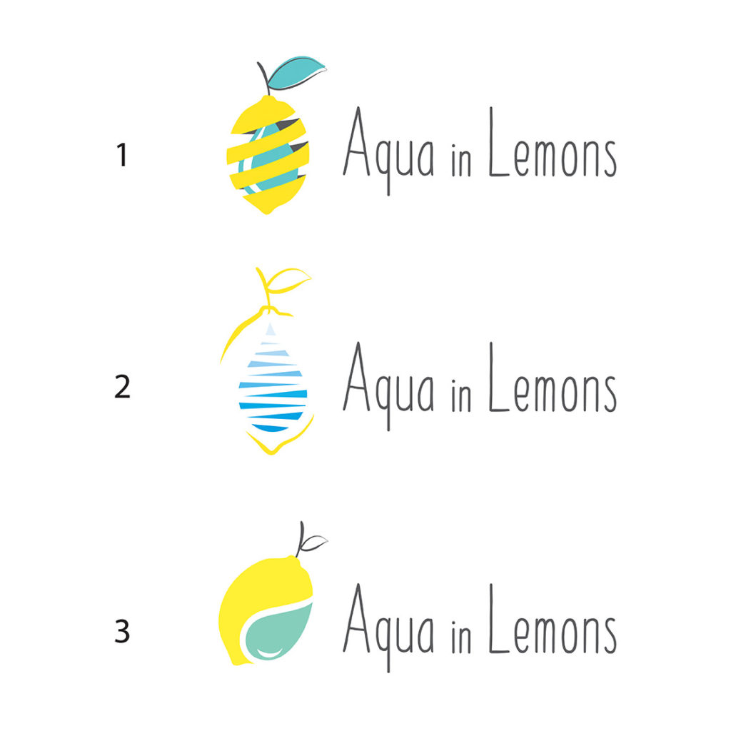 Aqua in lemos logo choices