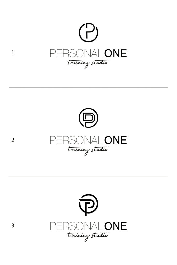 Personal one logo proposals