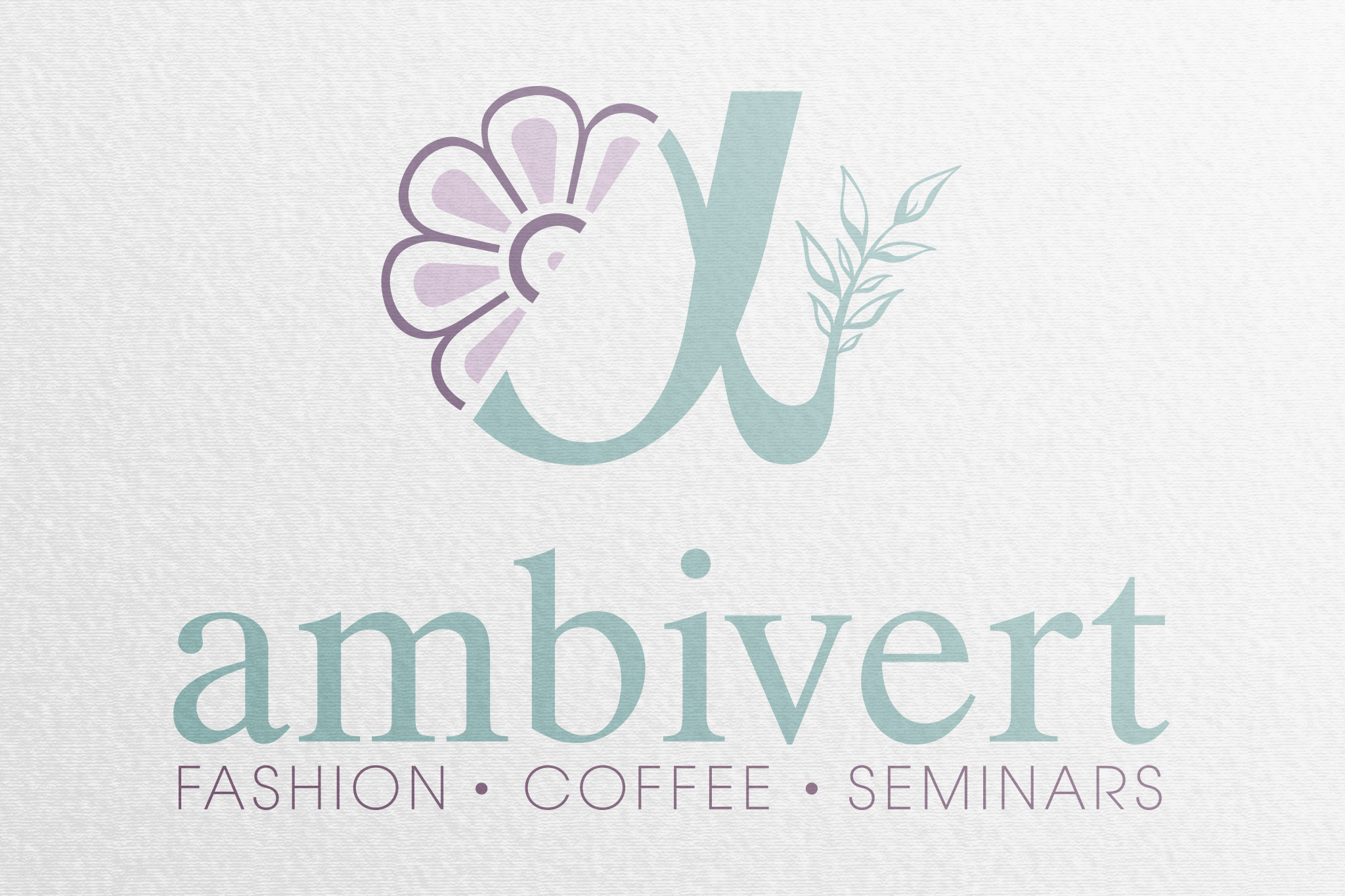 Ambivert logo design