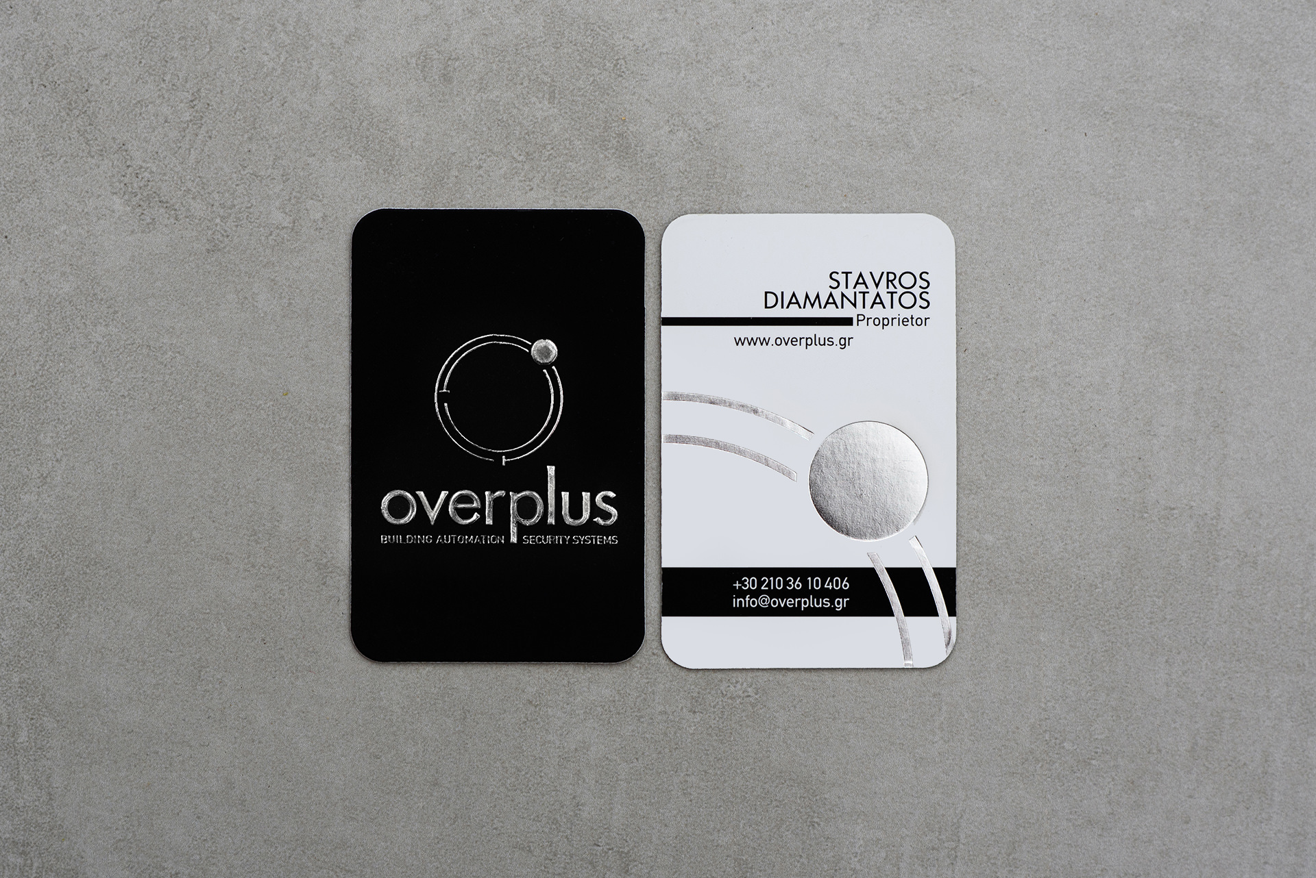 Overplus business cards