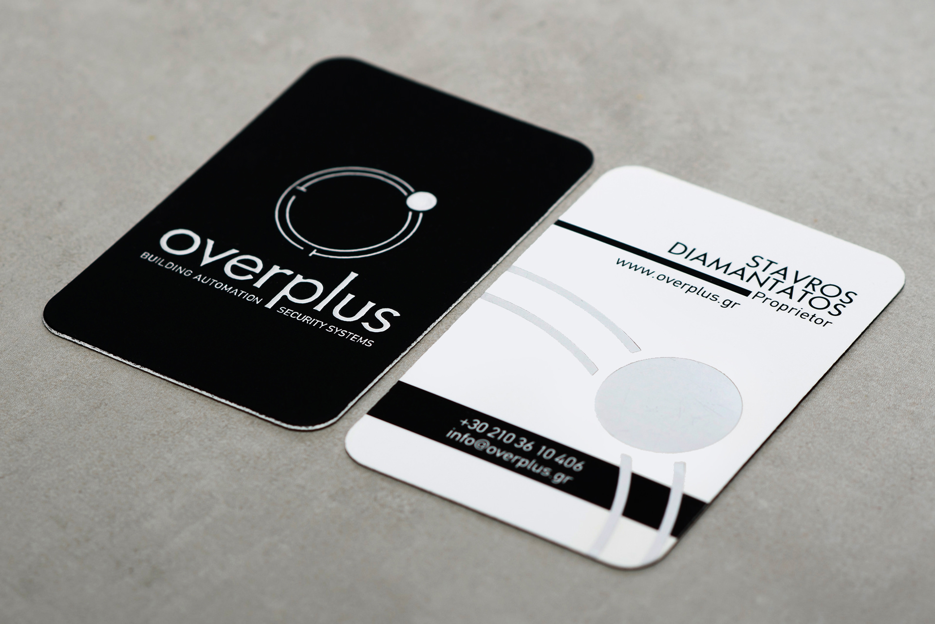 Overplus business cards